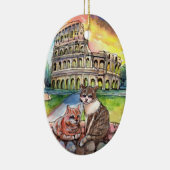 サンセットアットコリセウム セラミックオーナメント (右)