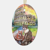 サンセットアットコリセウム セラミックオーナメント (左)