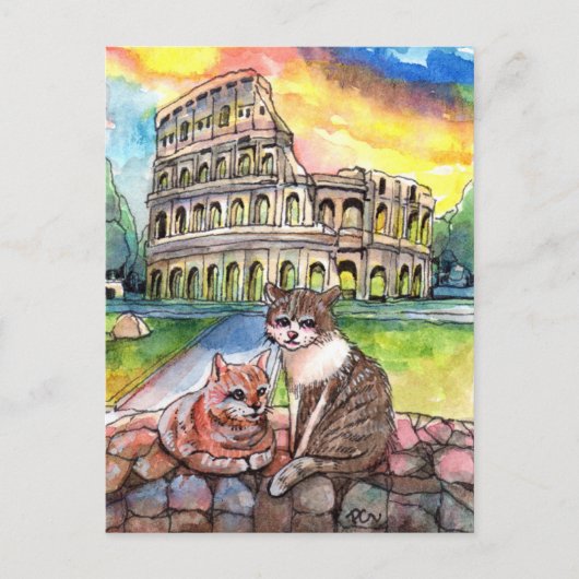 サンセットアットコリセウム ポストカード (正面)