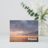 サンセットアットサウドビーチパグッドフィリピンポストカード ポストカード (スタンド正面)