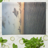 サンセットアットザビーチ キッチンタオル (折り畳み)