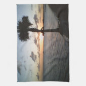 サンセットアットザビーチ キッチンタオル (縦)