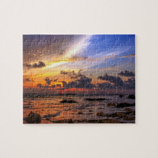 サンセットアットザビーチ ジグソーパズル (横)