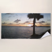 サンセットアットザビーチ ビーチタオル (正面)