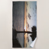 サンセットアットザビーチ ビーチタオル (正面)