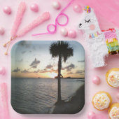 サンセットアットザビーチ ペーパープレート (パーティー)