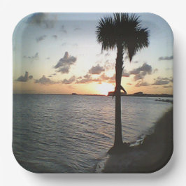 サンセットアットザビーチ ペーパープレート