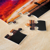 サンセットアットザピア、ハンティントンビーチ、カリフォルニア州 ジグソーパズル (側面)