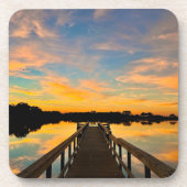 サンセットアットザ魚釣り波止場 コースター (正面)