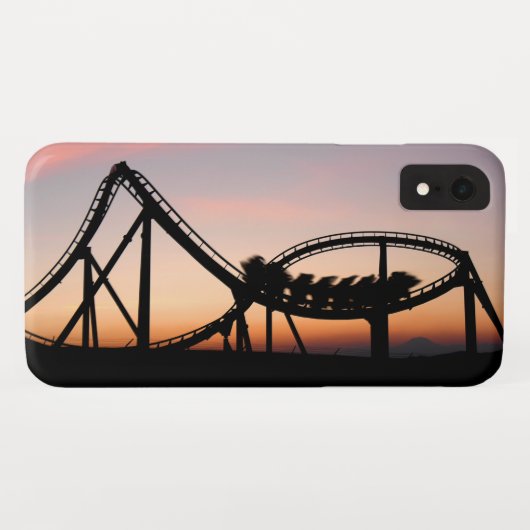 サンセットアットシックスフラッグス魔法マウンテン Case-Mate iPhoneケース (裏面(横))