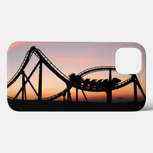 サンセットアットシックスフラッグス魔法マウンテン Case-Mate iPhoneケース (裏面 (横))