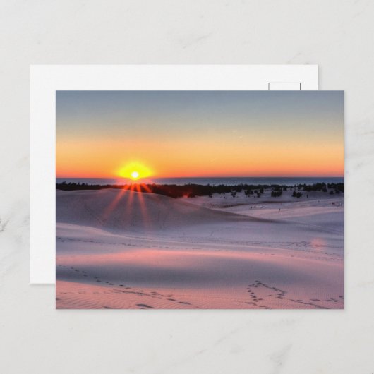 サンセットアットシルバーレイク州パーク ポストカード (正面/裏面)