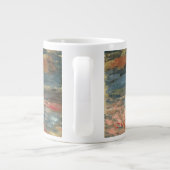 サンセットアットシーバイピエールルノアールヴィンテージファインアート ジャンボコーヒーマグカップ (裏面)