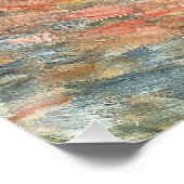 サンセットアットシーバイピエールルノアールヴィンテージファインアート ポスター (コーナー)