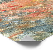 サンセットアットシーバイピエールルノアールヴィンテージファインアート ポスター (角)