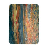 サンセットアットシーバイピエールルノアールヴィンテージファインアート マグネット (縦)