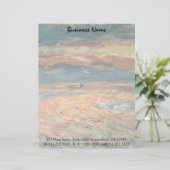 サンセットアットシーバイピエールルノアールヴィンテージファインアート レターヘッド (スタンド正面)