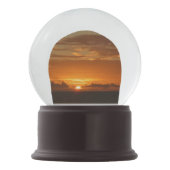 サンセットアットシーIトロピカルオレンジシーケープ スノーグローブ (裏面)