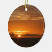 サンセットアットシーIトロピカルシーカラフルケープ セラミックオーナメント (左)