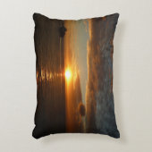 サンセットアットシーIIトロピカルシースケープ アクセントクッション (正面(垂直))