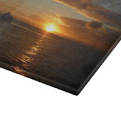 サンセットアットシーIIトロピカルシースケープ カッティングボード (角)