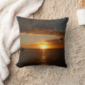 サンセットアットシーIIトロピカルシースケープ クッション (ブランケット)