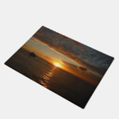 サンセットアットシーIIトロピカルシースケープ ドアマット (アングル)