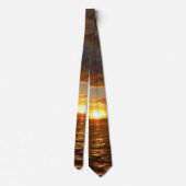 サンセットアットシーIIトロピカルシースケープ ネクタイ (裏面)