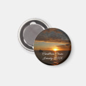 サンセットアットシーIIトロピカルシースケープ マグネット (正面/裏面)