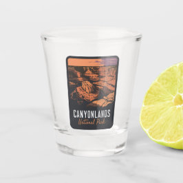 サンセットアットナショナルパークカニョンランズ ショットグラス