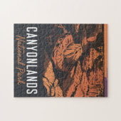 サンセットアットナショナルパークカニョンランズ ジグソーパズル (横)