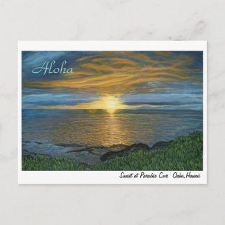 サンセットアットパラダイスコーブポストカード ポストカード
