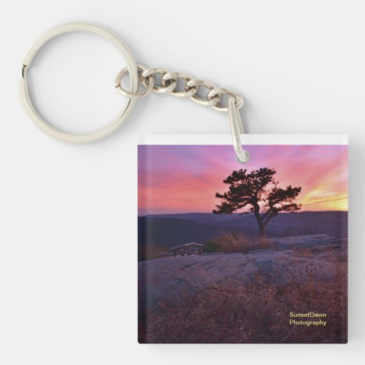 サンセットアットパーキンズメモリアルドライブ キーホルダー (正面)