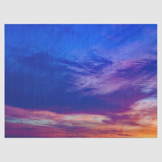 サンセットアットビーチ3ティッシュペーパー 薄葉紙 (正面)