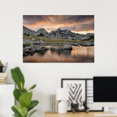 サンセットアットピラミッドレイク ポスター (ホームオフィス)