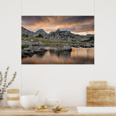 サンセットアットピラミッドレイク ポスター (キッチン)