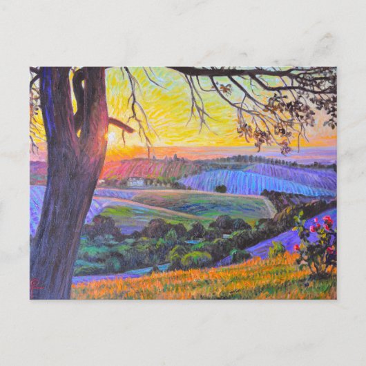 サンセットアットピーチキャニオン葉書 ポストカード (正面)