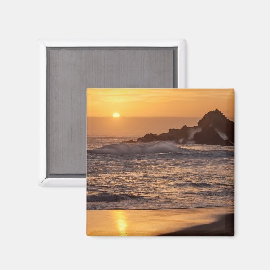 サンセットアットファイファービーチ マグネット (正面/裏面)