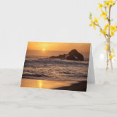 サンセットアットプファイファービーチ カード (黄色い花)