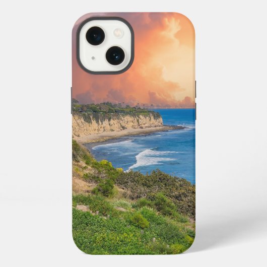 サンセットアットポイントドゥームinマリブ iPhoneケース (裏面)