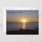 サンセットアットムーンビーチ – エジプトハガキ ポストカード (正面/裏面)