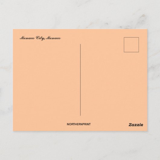 サンセットアットモナコシティモナコ ポストカード (裏面)