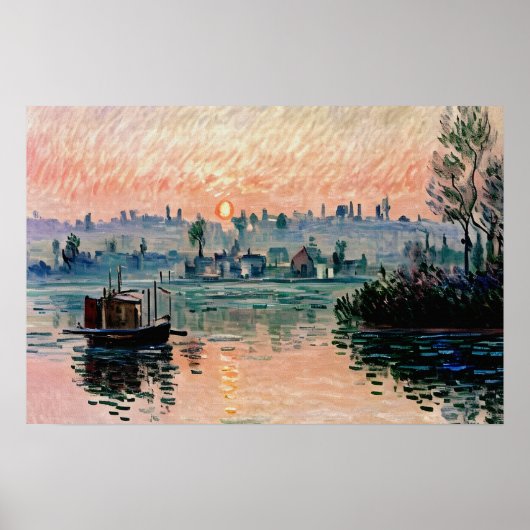 サンセットアットラバコート(1)穏やかな夕べグロー ポスター (正面)