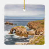 サンセットアットランズエンドインコーンウォールイングランド英国 セラミックオーナメント (裏面)