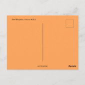 サンセットアットレイクシャンプレーンバーモント ポストカード (裏面)