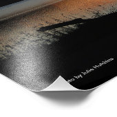 サンセットアットレイクスコット州パーク フォトプリント (角)