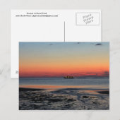 サンセットアットレースポイントプロビンスタウンケープコッド ポストカード (正面/裏面)