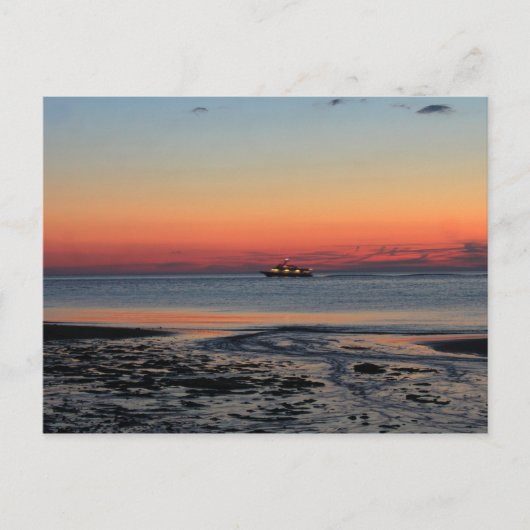 サンセットアットレースポイントプロビンスタウンケープコッド ポストカード (正面)