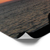 サンセットアットヴェネツィアビーチ，フロリダ ポスター (角)