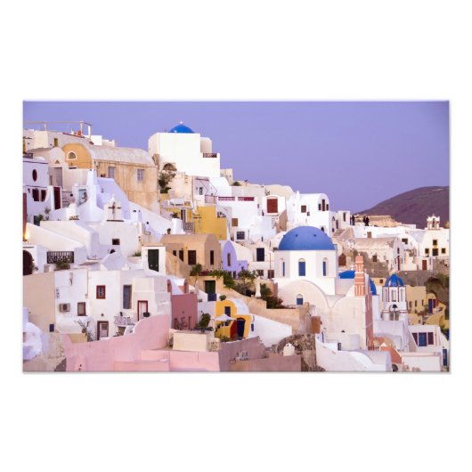 サンセットアット油サントリーニ2 フォトプリント            (正面)